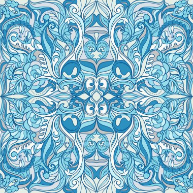 vektör renkli süslü kış desen