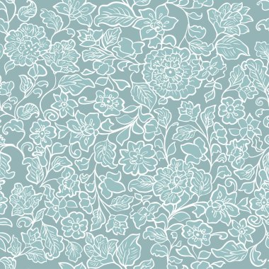 çiçek ve yaprak ile sorunsuz summertexture.