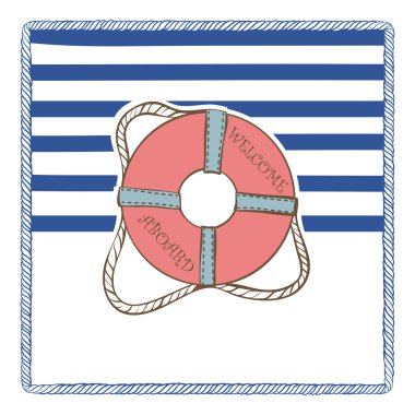 vektör deniz kartpostal