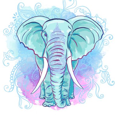 Free Free 87 Watercolor Elephant Svg SVG PNG EPS DXF File