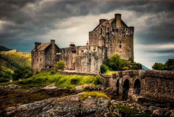 Замок Eilean Donan — стокове фото