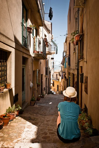 Сицилийская улица — стоковое фото