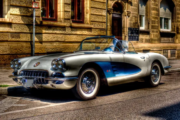 Corvette Chevrolet Oldtimer — Zdjęcie stockowe