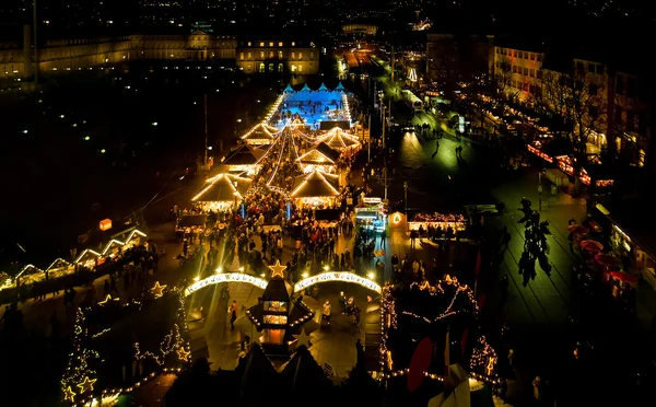 Noel pazarı Stuttgart — Stok fotoğraf