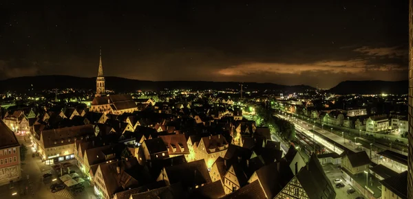 Schorndorf di notte — Foto Stock