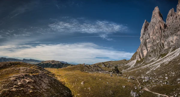 Groedner mountain valley — Stock Photo, Image