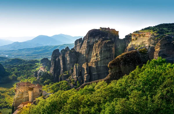 Monasteri Meteora Kalambaka Grecia Immagine Stock