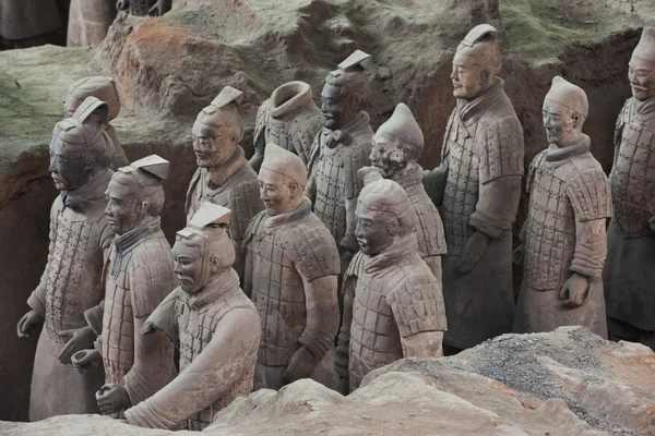 Esercito cinese di terracotta Xi'an — Foto Stock