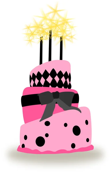 Birthday Cake — Stock Vector