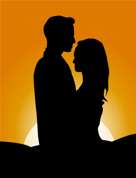 Lovers — Stock Vector