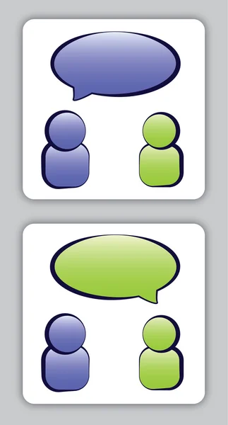 Conversación — Vector de stock