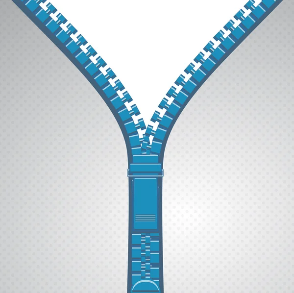 Zip bleu — Image vectorielle