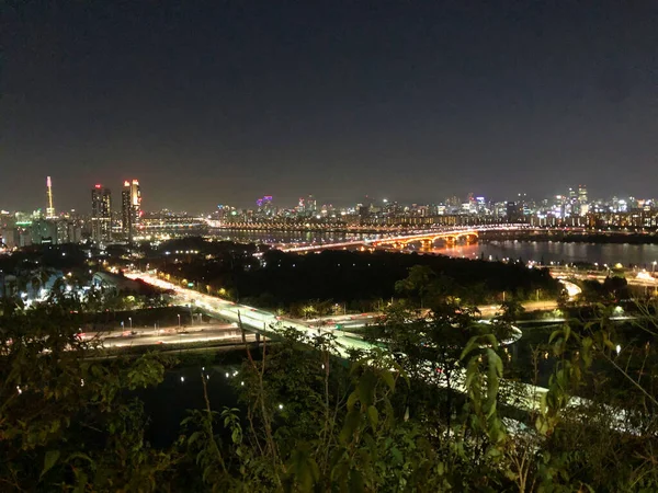Night South Korea — Stock Photo, Image
