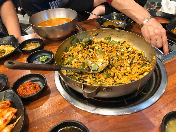 Comida Típica Saborosa Leste Ásia Coreia Sul Saudável Picante — Fotografia de Stock