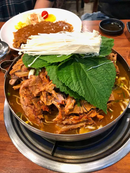 Comida Típica Saborosa Leste Ásia Coreia Sul Saudável Picante — Fotografia de Stock