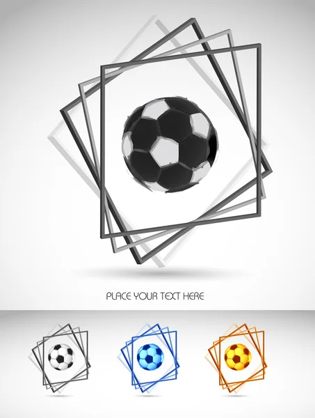 Vector de pelota de fútbol — Vector de stock