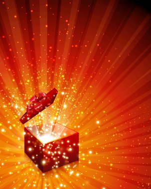 Noel hediye açık arka plan