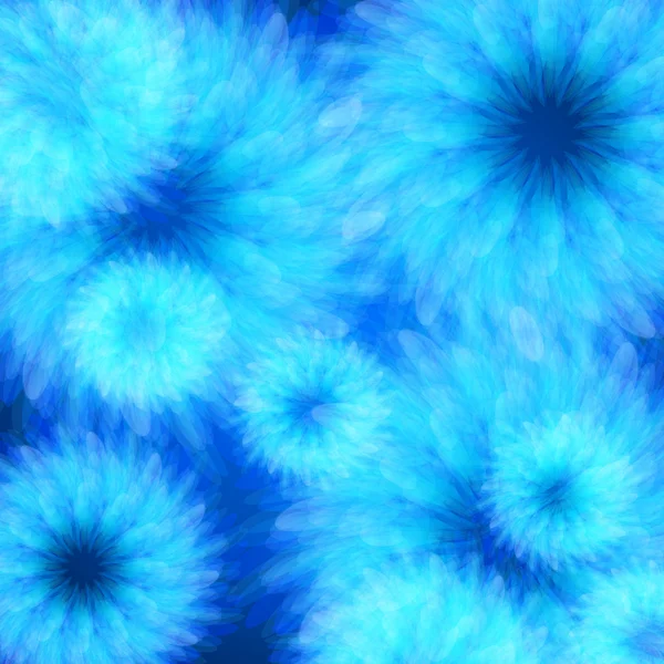 Fondo floral abstracto azul, Eps 10 — Vector de stock