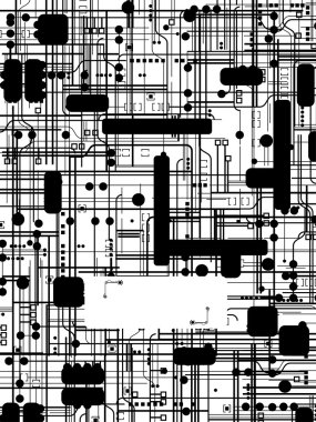 Dikişsiz desen, bilgisayar devre kartı