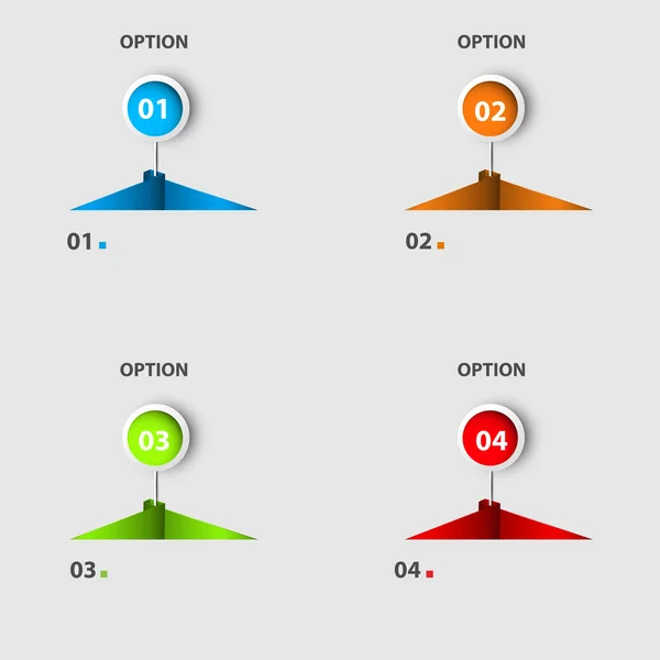 Vector Forma abstracta con elementos infográficos — Vector de stock