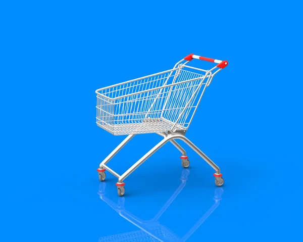 Shopping trolley — Stock Photo, Image