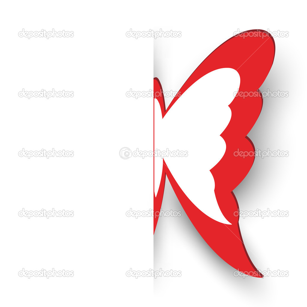 Vector Background with butterfly