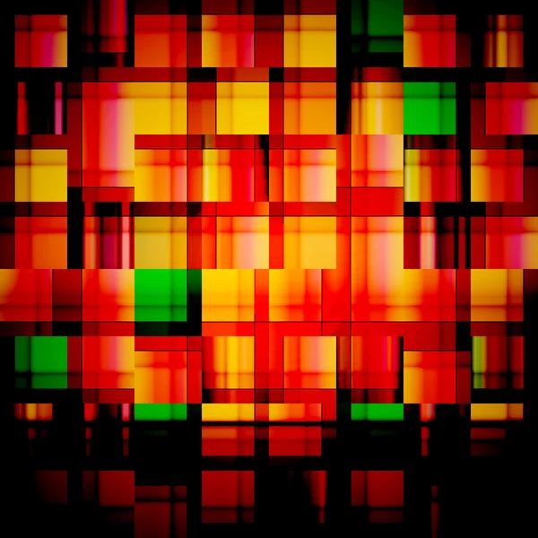 抽象的なカラフルな正方形の背景テンプレート — ストックベクタ