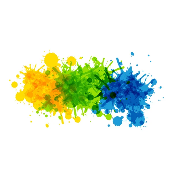 Grunge geçmiş Brezilya bayrağı renkler ile