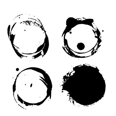 su sıçramalarına ve baskılar çöplerinizi Grunge kahve 