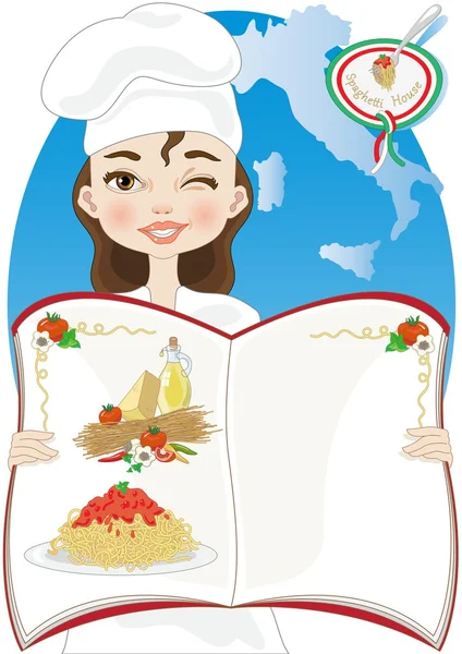 Alimentation italienne — Image vectorielle