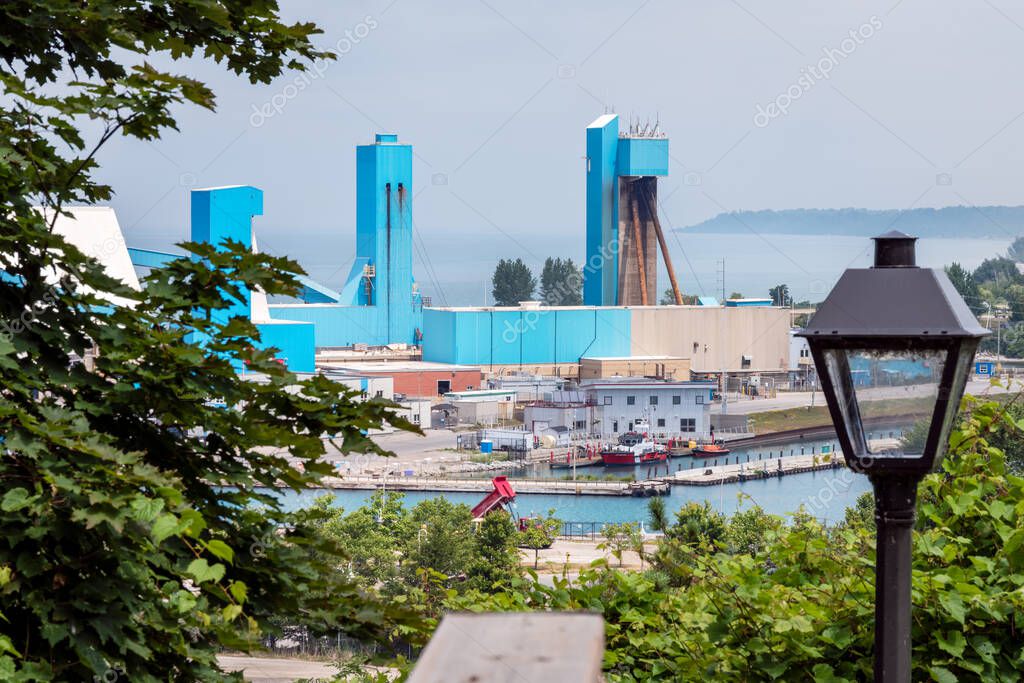 The photo was taken in town of Goderich, Ontario, Canada on July 18