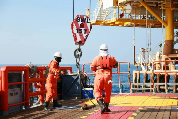 Mürettebat botu, petrol ve gaz endüstrisindeki tekneyi tedarik etmek için yolcu ve kargoyu platformdan taşıyor. Tekne ve servis ekibiyle kıyı dışı petrol ve doğalgaz sektörüne destek.