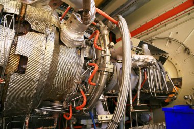 Operasyon için sürücü kompresör birimi için makine türbin petrol ve gaz tesisi. Otomasyon sistemi, bakım rutin iş makinesi hazır olun tarafından uzun zaman ve kontrollü mantığı ile çalışan türbin.