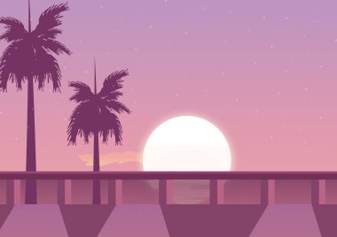 Lo fi aesthetic sky background. Month