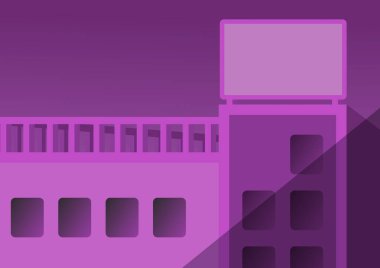lofi buildings aesthetics for wallpaper