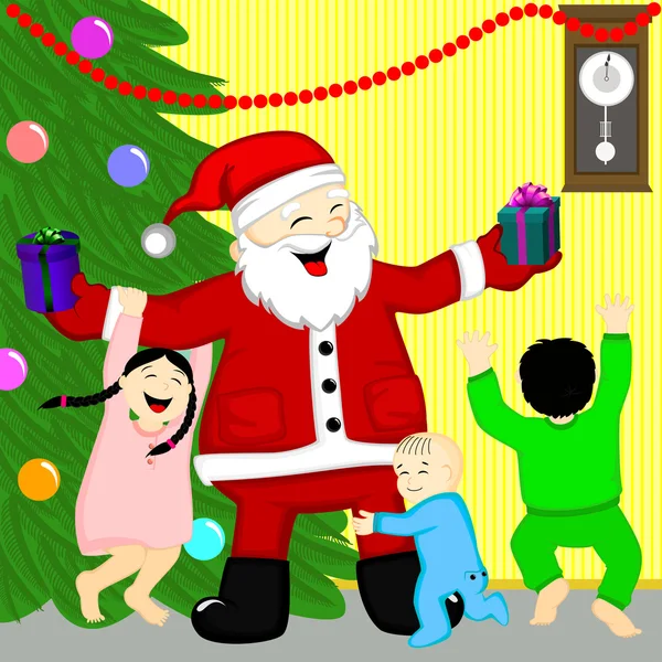 Père Noël Clause — Image vectorielle