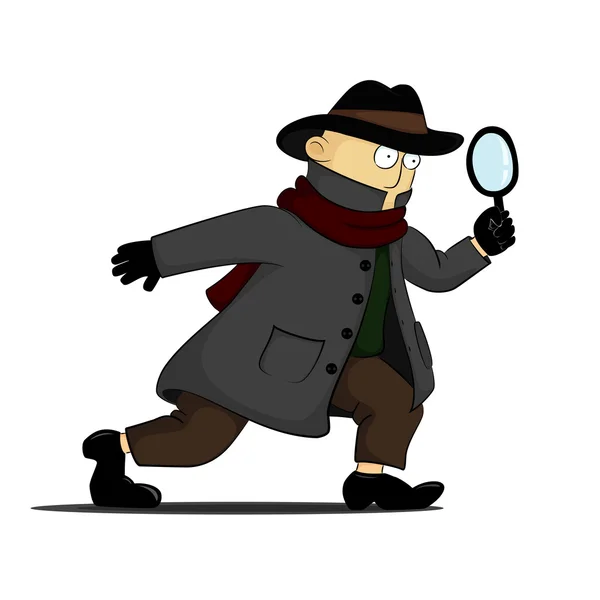 Detective. — Vector de stock