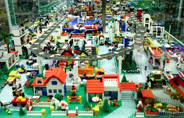 Miasto Lego — Zdjęcie stockowe