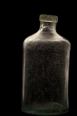 eski antika cam şişe