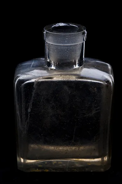 Oude antieke glazen fles — Stockfoto