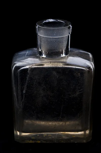 Old antique glass bottle — Stock Photo, Image