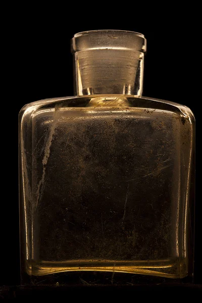 Oude antieke glazen fles — Stockfoto