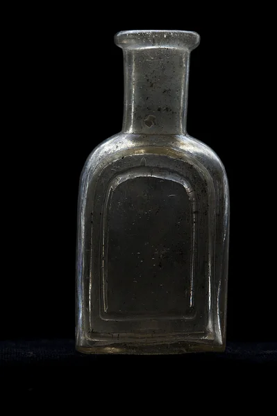 Old antique glass bottle — Stock Photo, Image