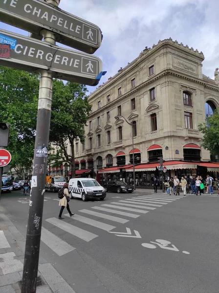 Paris France May 2022 Beautiful Street Paris — Stock Photo, Image