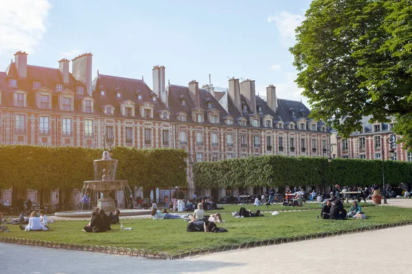 Paris France June 2022 Place Des Vosges Ancient Square Paris — Stock Photo, Image