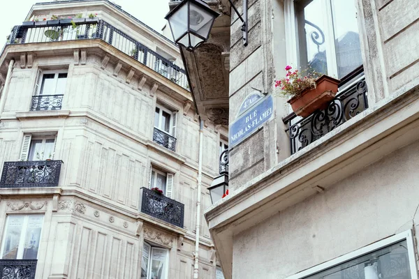 París Francia Mayo 2022 Hermosas Casas Calles París — Foto de Stock