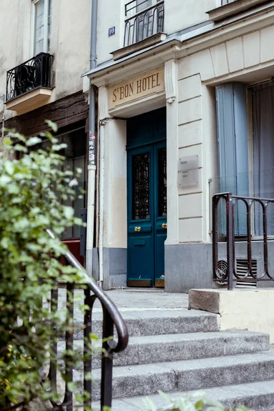 Paříž Francie Květen 2022 Krásné Domy Ulice Paříže — Stock fotografie