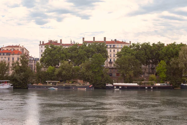 Λυών Γαλλία Ιουνίου 2022 Ποταμός Στη Λυών Γαλλία — Φωτογραφία Αρχείου