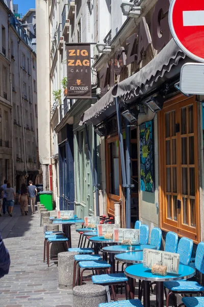 Париж Франция Июня 2022 Красивая Улица Парижа Летом — стоковое фото