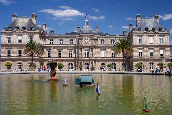 París Francia Junio 2022 Jardines Luxemburgo París Francia Palacio Luxemburgo — Foto de Stock